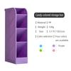 Kawaii Creativo Multifuncional 4 Compartimentos Organizador de Escritorio Portalápices Caja de Almacenamiento de Maquillaje Accesorios Escolares de Oficina Portalápices