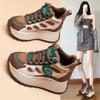 Women's Shoes Plus Velvet Shoes, Women's High-top Casual Sports Shoes, Winter All-match Thick-soled Daddy Shoes, Cold-proof Cotton Shoes