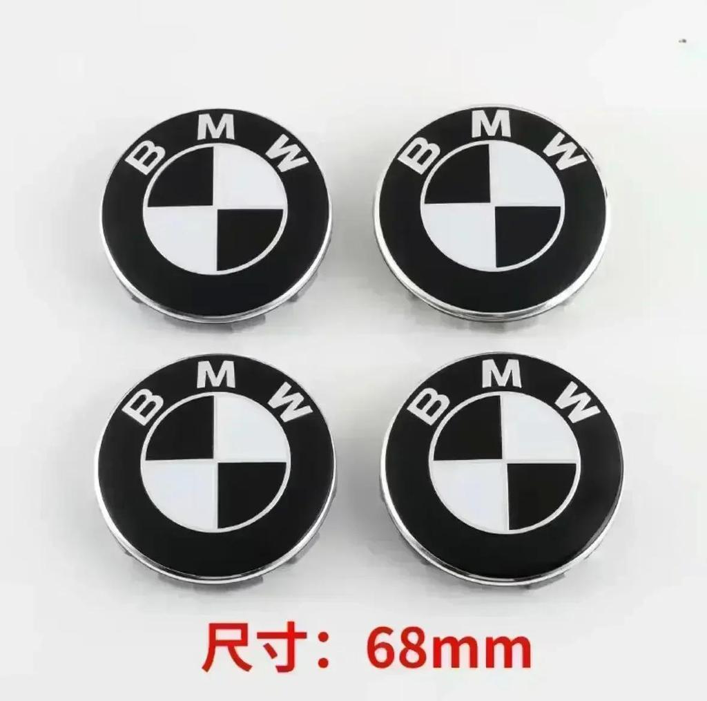 4Pcs 56mm 68mm Emblem For BMW Wheel Hub Caps For BMW 3 Series 5 Series E60 E90 F10 F30 E46 E39 X5 E53 E70 E38 Z4