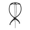 Collapsible Plastic Wig Stand Easy Assembly Portable Travel Folding Wig Head Multi-purpose Hat Display Rack Wig Styling Dryer Holder Wig Accessories