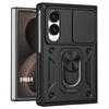 Case for Samsung Galaxy Z Fold 8, Shockproof Hard Bumper with Stand and Camera Protection - Black