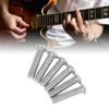 6 PCS Double Rocker Bridge Saddle Mounting Hex Screws Instrument Accessories Lock Screws for Electric Guitar Bass