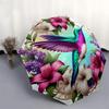 1pc Hummingbird Floral Wreath Artwork Umbrella with Plastic Handle,Vibrant Cartoon Pattern,Multi-functional UmbrellaPT130