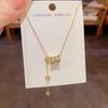Female Personality Fashionable Small Waist Pendant Tassel Necklace