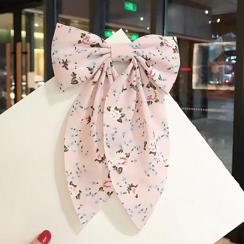 Fashion Ribbon Bow Hair Clips for Women Big Large Bow Hairpins Girls Bowknot Hair Clip Barrettes Women Hair Accessories
