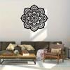 Stunning 1pc Handcrafted Metal Mandala Flower Wall Decor! For Home, Halloween, and Goth Room Decoration. Wall Decor Metal Wall.