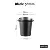 Coffee Dosing Cup 58mm Stainless Steel Espresso Coffee Dosing Cup Espresso Coffee Machine Accessories Coffee Powder Feeder Part