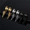 Triangle Birthday Gift Stud Earrings Men Gothic Earrings Dangle Earrings Korean Style Earrings