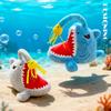 Angler Fish Plush Toy Devil Ray Stuffed Animal Deep Sea Monster Doll Kids Companion Soft Cuddle Toy Gift