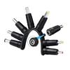 8/10Pcs Laptop Adapter Connector Set Multi-size Female To Male Connectors Flexible Power Adapter for Monitor Webcam Router Mini PC CCTV Speaker