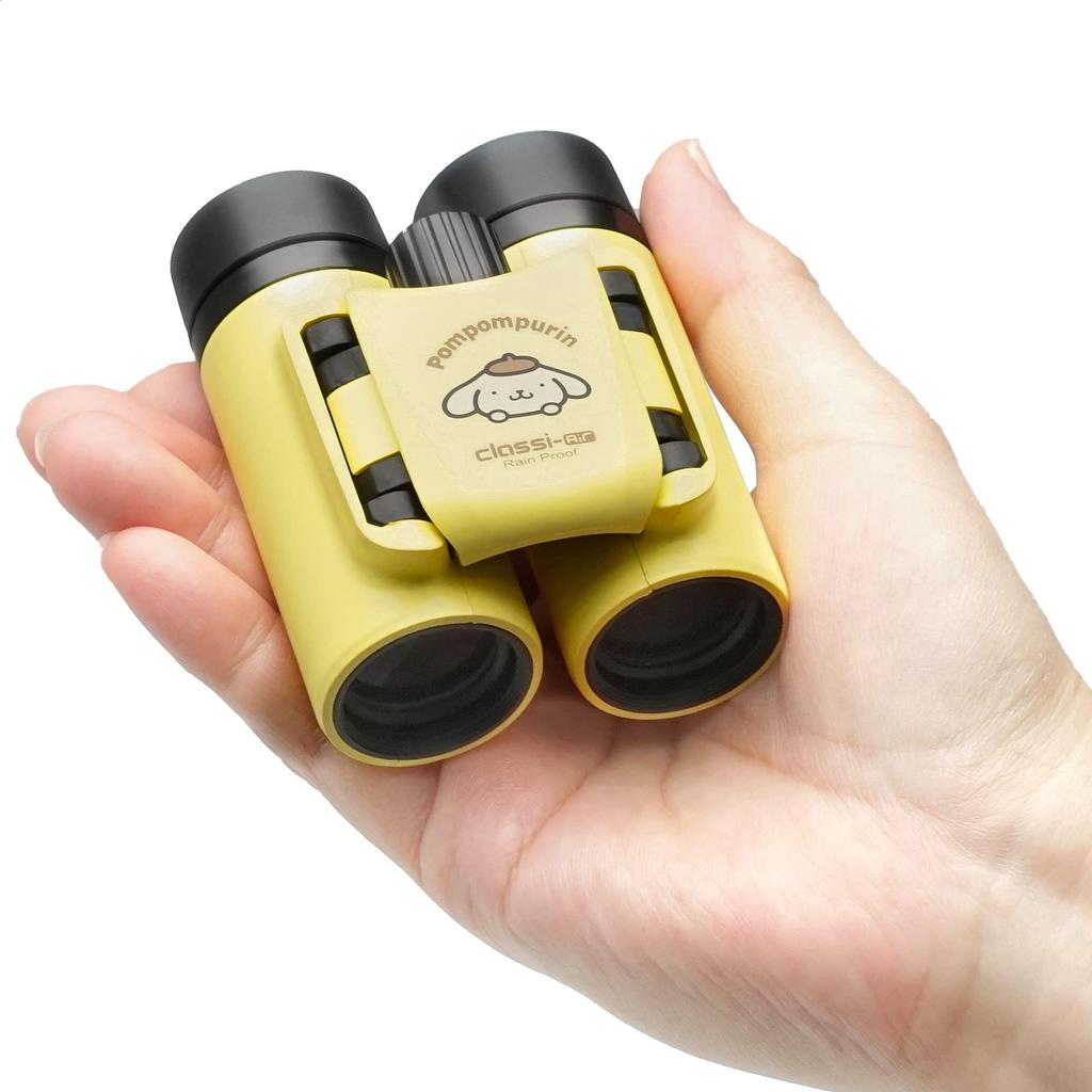 KENKO Sanrio Binoculars for Concerts 8x 21 Caliber Ultra Light Ultra Compact Rainproof Pom Pom Purin & Multi-Coating SK-CL0821PN
