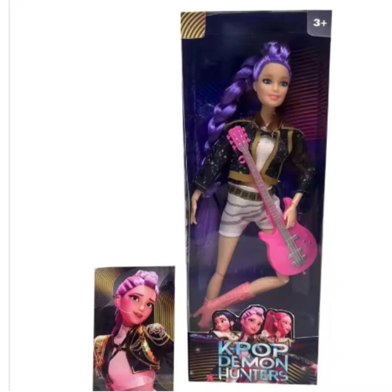 % New Kpop Demon Hunters Anime Merchandise Rumi Mira Zoyi Character Figurine Birthday Gift Fan Club Gifts 11 Joints Are Movable