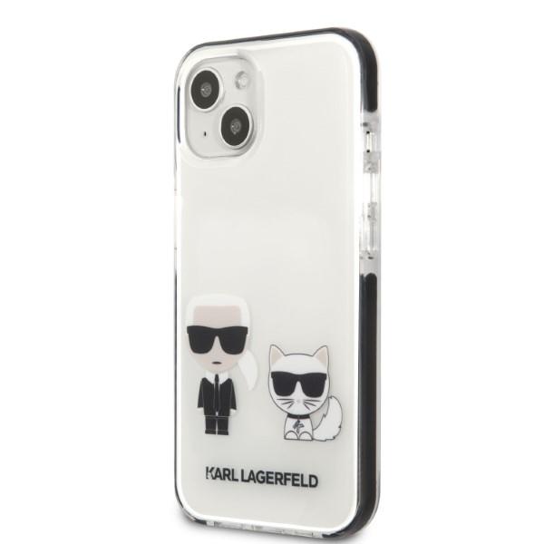 Karl Lagerfeld KLHCP13STPEKCW iPhone 13 Mini 5.4" Hardcase Biały/white Karl&Choupette