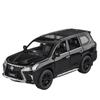 1/32 LEXUS LX570 SUV Alloy Off Road Diecast Metal Model Fine Model Collection Computer Desktop Ornaments Children Birthday Gift