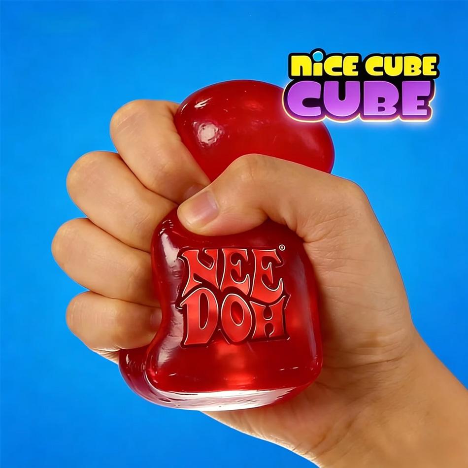 Maltose Cube Stress Squeeze Toy Decompression Vent Ice Cube Anti Stress Slow Rebound Polar Light Colorful Squeeze Tpr Toy