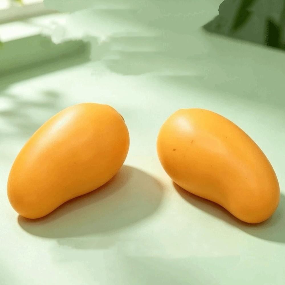 Fast Rebound Mango Squeeze Model Super Soft Simulation Fruit Pinch Mango Squishy Toy Classroom