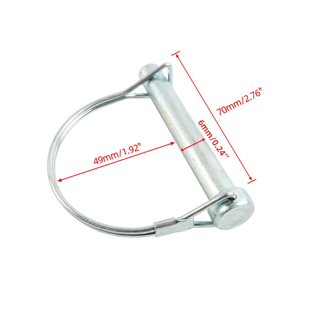 10 Stuks Trailerpen & Anti-verlies Touw Veiligheid Koppeling Pen As Vergrendelingspen Kit