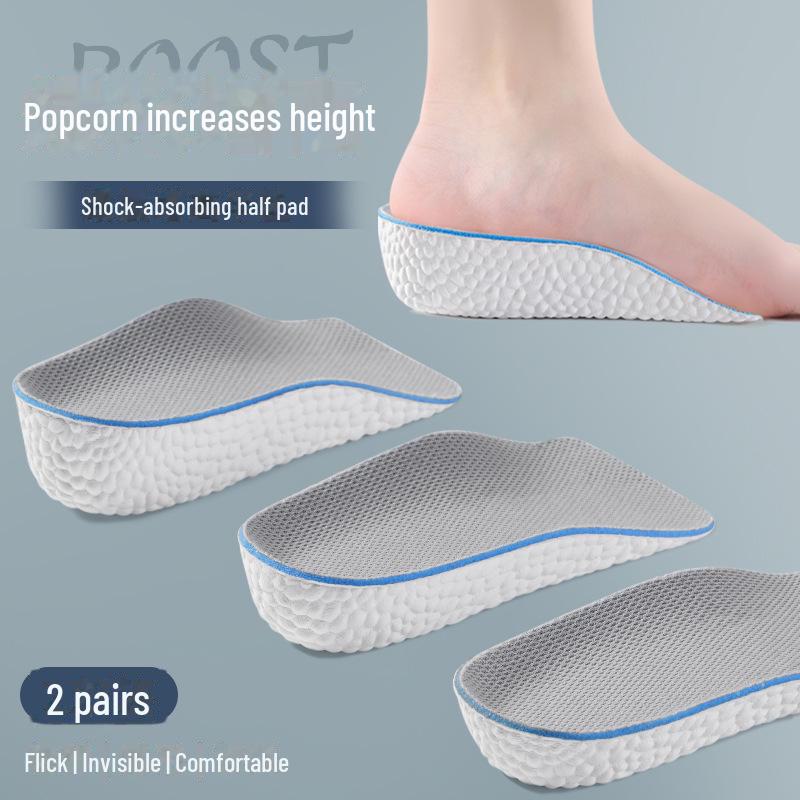 Semelles augmentant la hauteur: Coussinets invisibles, antidérapants, élastiques et doux pour hommes et femmes.