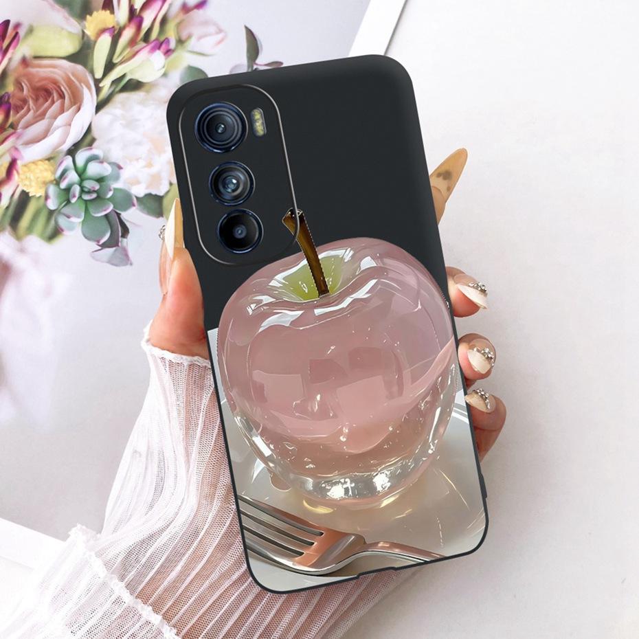 Cute Printing Phone Case For Motorola Edge 30 30Pro 30Neo Soft Black Silicone TPU Cases For MOTO Edge30 Pro Neo Covers Bumpers