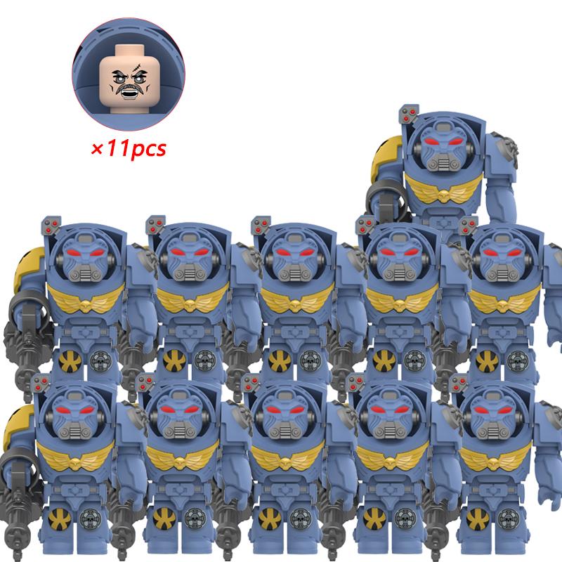 11db ÚJ Lovagok Háborús Angyalok Ultramarines Templomosok Háborús Katonák Mini Akciófigurák Modell Gyerek Játékok Ajándék