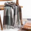 Imitation Cashmere Scarf European and American Street Style Scarf Women's Fashion Commuting Scarf Simple Style Versatile Shawl
