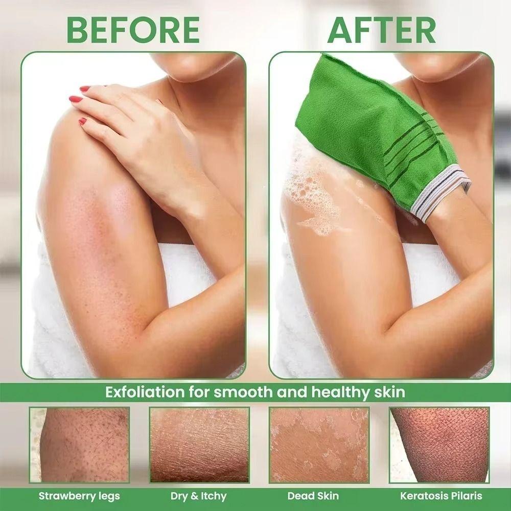 Portable Shower Bath Scrub Glove Coarse Grain Body Scrub Glove New Exfoliating Towel SPA
