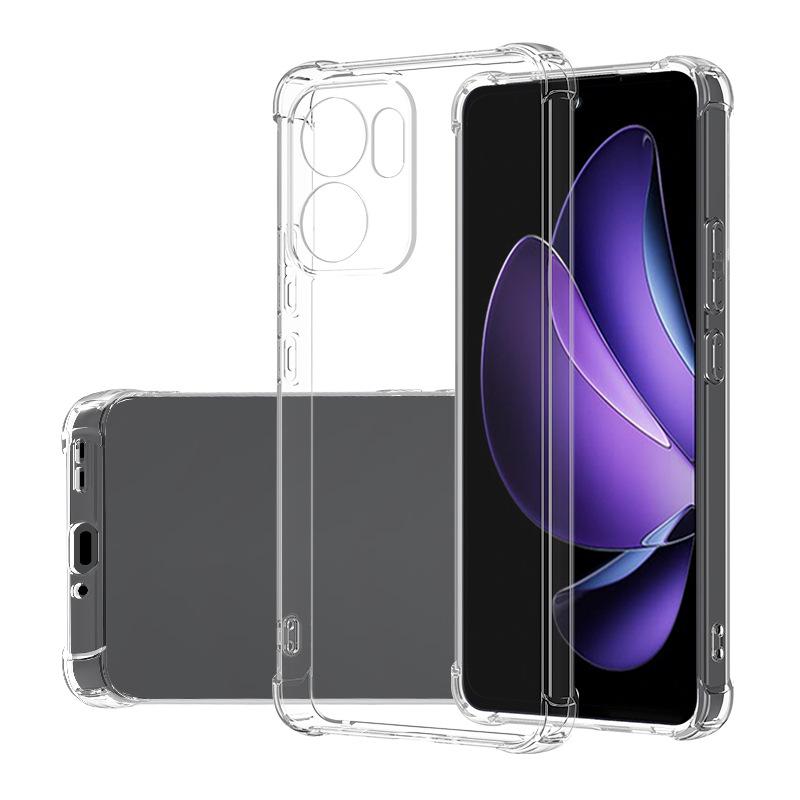 Applicable to OPPO Find X9Ultra four corners anti-drop transparent case Find X8 airbag thickened TPU protective cover