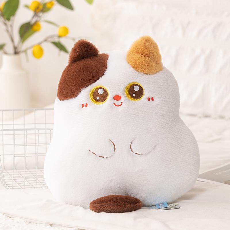 Kawaii Cat Plush Pillow Kids Doll Big Cushion Cover Baby Toy Stuffed Doll Soft Peluche Gift for Friends and Kids