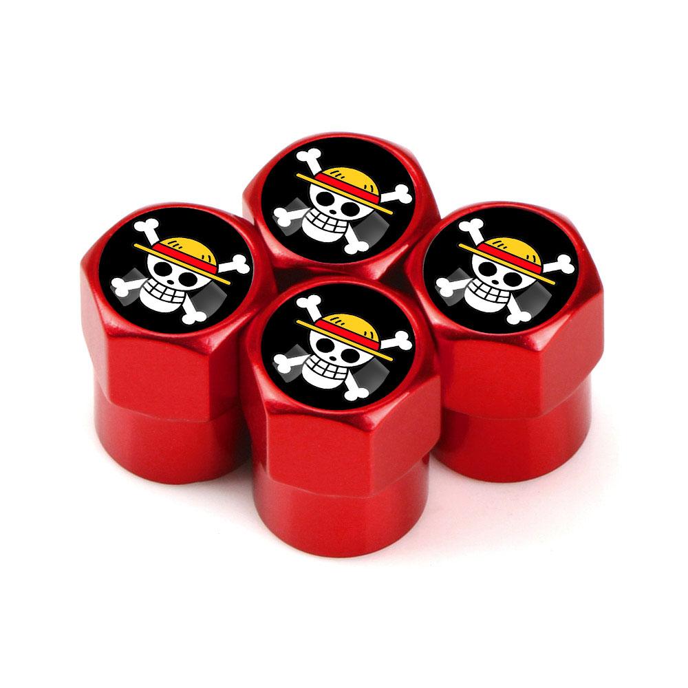 4PCS Car Anime Style Wheel Tire Air Valve Caps Stem For Auto Bicycle Motorcycle Universal Accessories Gifts