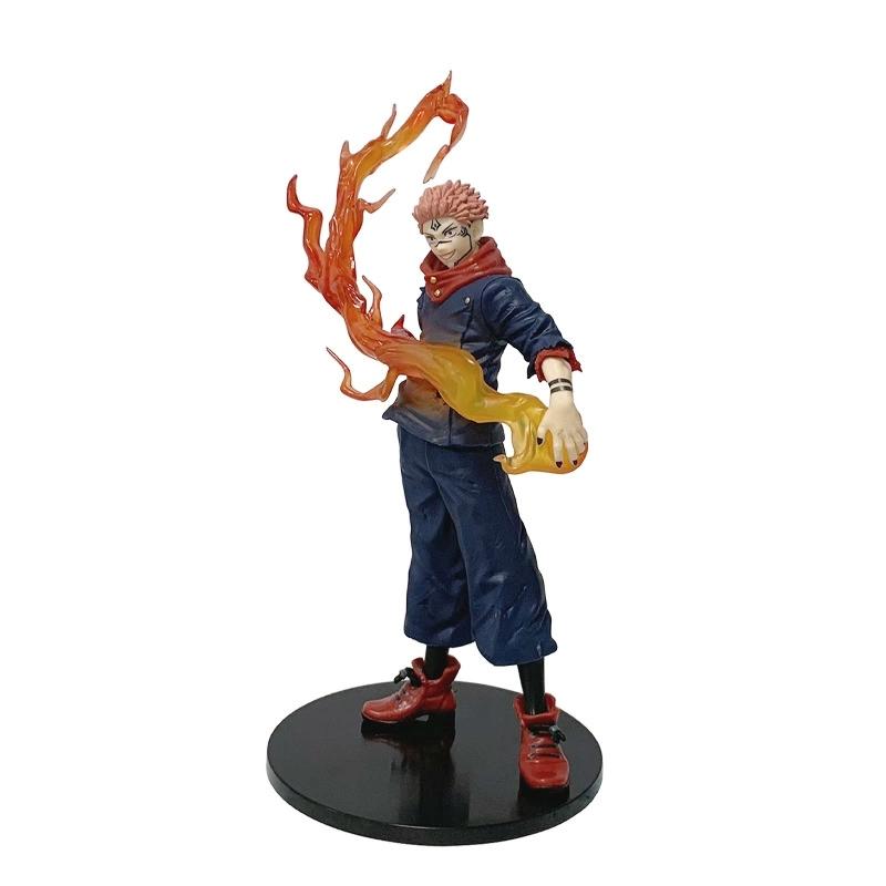 Anime Jujutsu Kaisen Modèle Ryomen Sukuna Itadori Yuji Figurines d'Action Statue en PVC Ensemble d'Ornements de Bureau Modèle Jouets Cadeaux