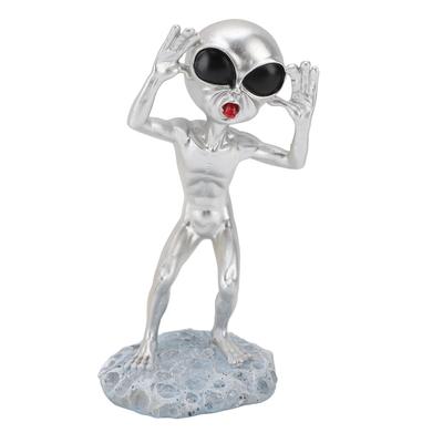 Staand Alien Standbeeld Hars Beeldje Ornament voor Buiten Tuin Kantoor Bureau Decoratie