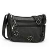 Retro Fashion Trend Four Seasons Soft Leather Multi-compartment Multi-pocket High-end Multi-compartment Single Shoulder Messenger Bag Women's Bag