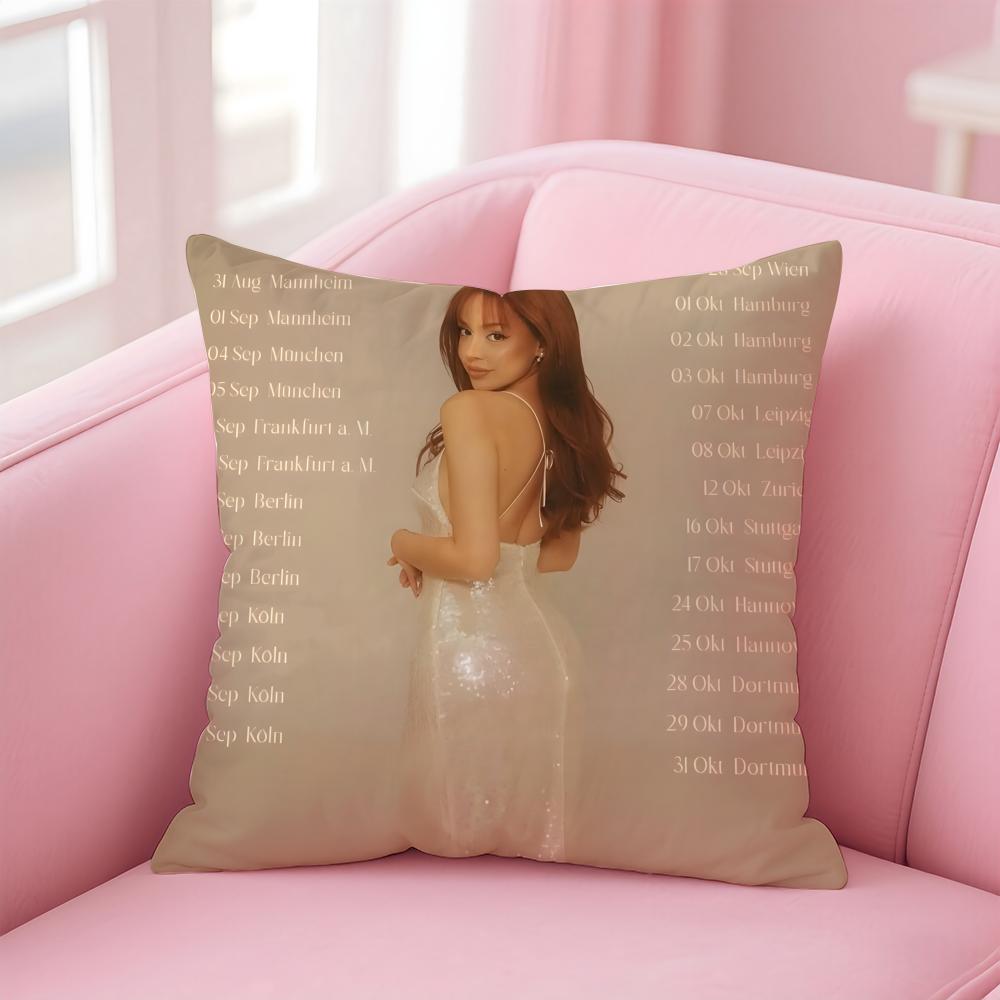Singer Lyrical AAyliva EElif AAkar Cushion Cover Pillow Case Soft Skin Friendly Fabric Comfort Concealed Zipper