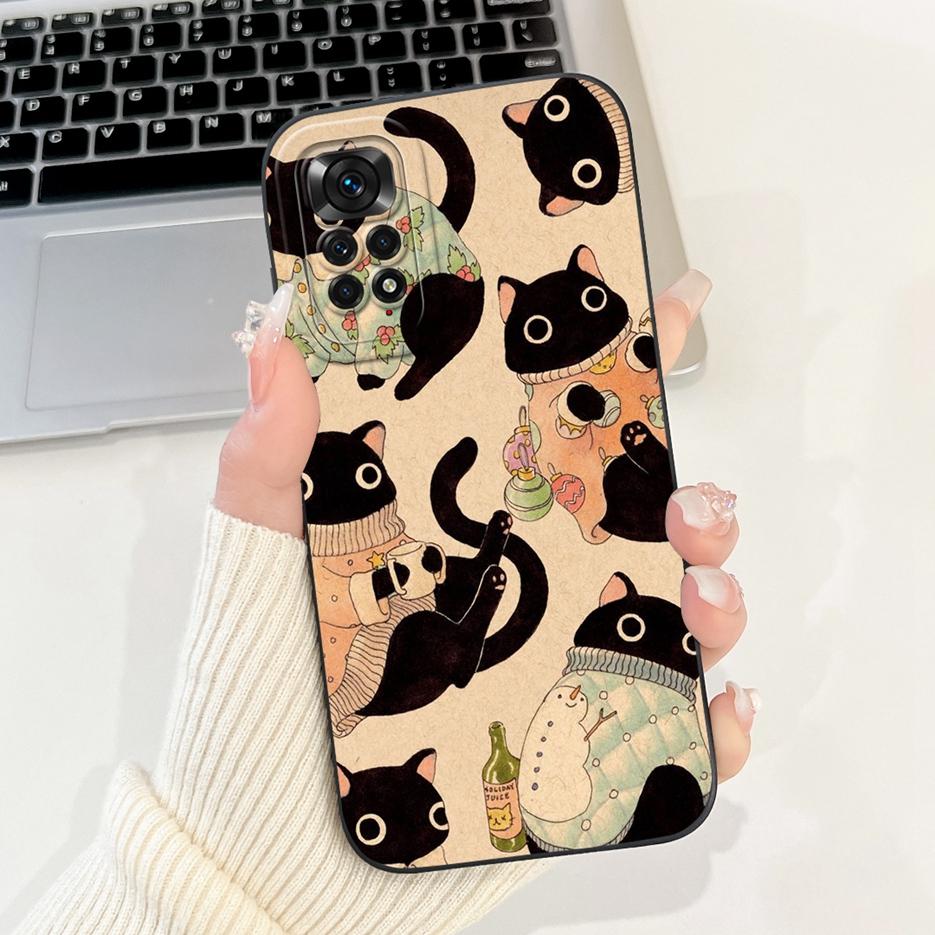 For Xiaomi Redmi Note 11 Pro Case New Fashion Cartoon Cover Soft TPU Phone Case For Redmi Note 11 11S 4G Redmi Note11 Pro Bumper