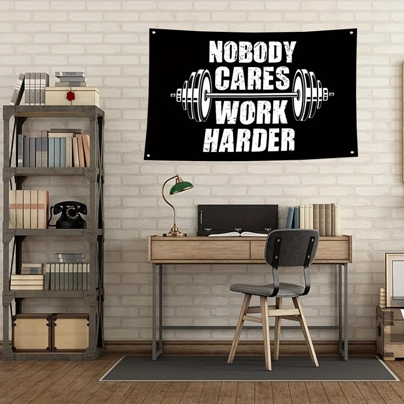 My Fitness Path, Inspirational Wall Hanging Tapestry Is an Ideal Choice for Gym Office Decoration and Unique Home Decor