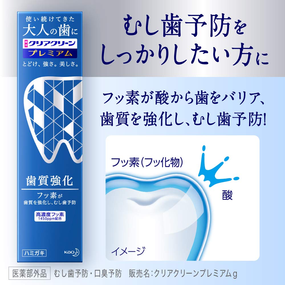 [Large Capacity] Clear Clean Premium Sensitive 160g Prevents Tooth Sensitivity [Contains 1450ppm High-concentration Fluoride] [Quasi-drug]