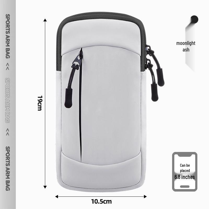 Water-Repellent Phone Armband for Men & Women - Lightweight Sports Wrist Bag with Arm Sleeve Pocket