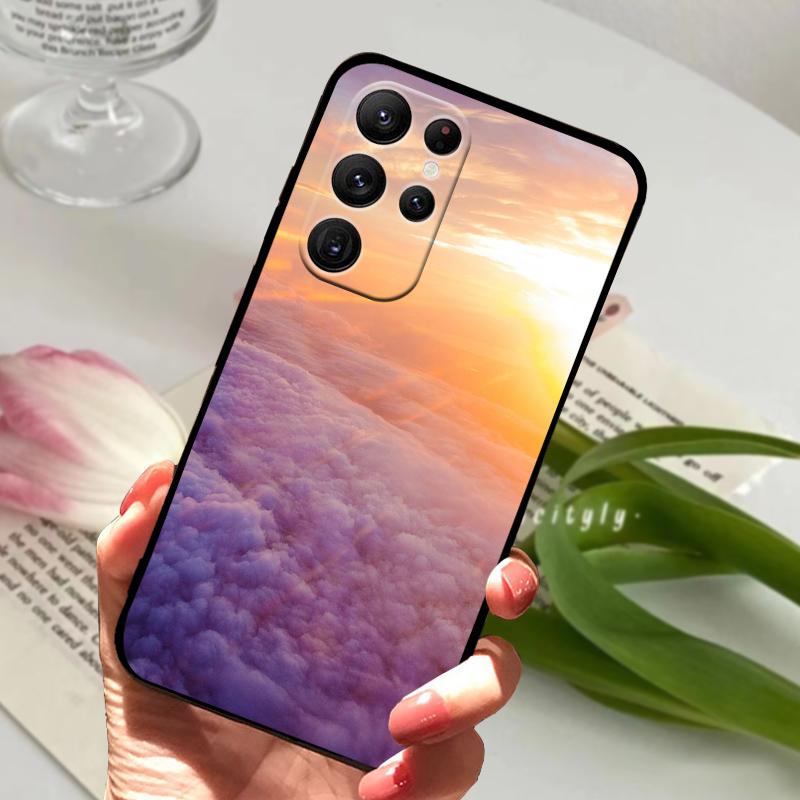 For Samsung S25 Ultra Soft Case S23 Ultra 5G Silicone TPU Phone Back Cover For Samsung Galaxy S24 Ultra Cute Animal Bumper Coque