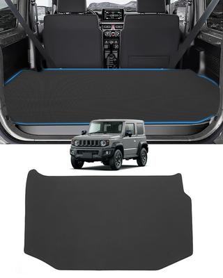Mixsuper Jimny JB64 Jimny Sierra JB74 Luggage Mat 2D Trunk Mat Trunk Cover Applicable To JIMNY Luggage Tray Cargo Mat Suzuki Jimny Waterproof Mat PVC