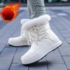 Women's Snow Boots Winter New Non-slip Women Fur Warm Ankle Boots Outdoor Waterproof Keep Warm Female Lace-up Platform Boots