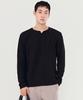 CHASECULT Men'S Neck Variation Slit T-Shirt-Bezk5111B03