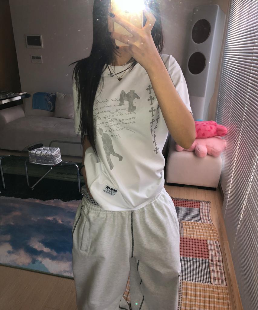 Ssobi Walk Oversized Short Sleeve Tee