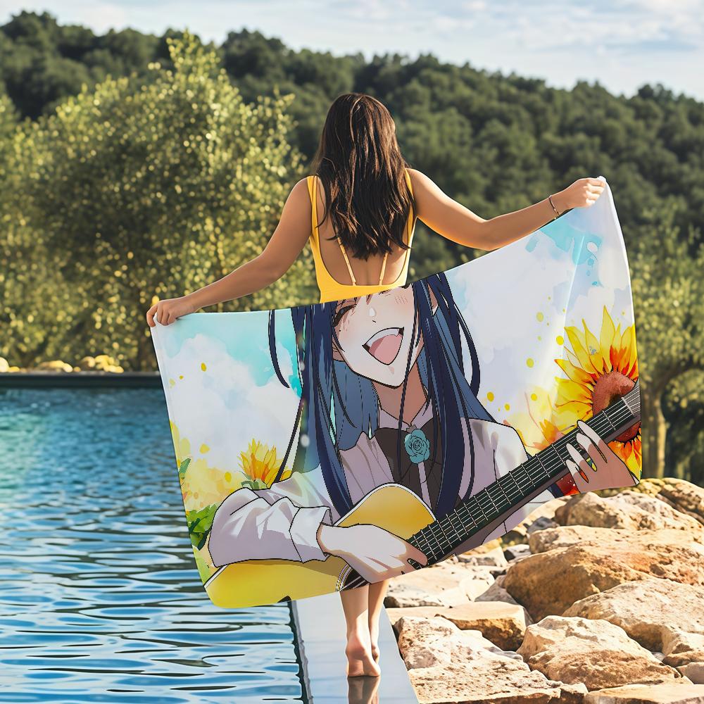 Ado Anime Singer Towel Quick Drying Beach Towels Are Suitable For Swimming Pools Camping Yoga And The Gym
