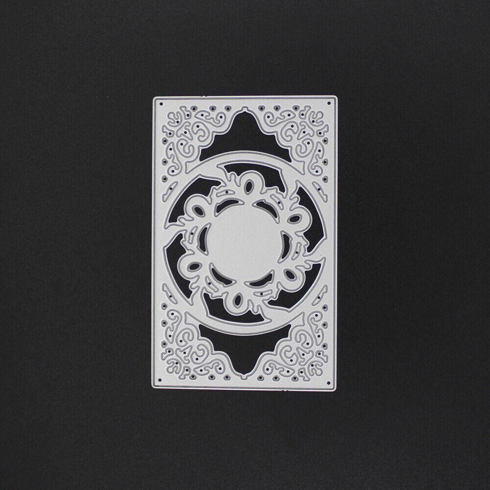 Roosi lille raam lõikevormid Metallist šabloon DIY scrapbooking Album Paberkaart Reljeef käsitöö Dekoor Kunst Die Cut Ristkülik