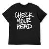 Check Your Head T-Shirt anime anime figures blue lock t shirts for men graphic