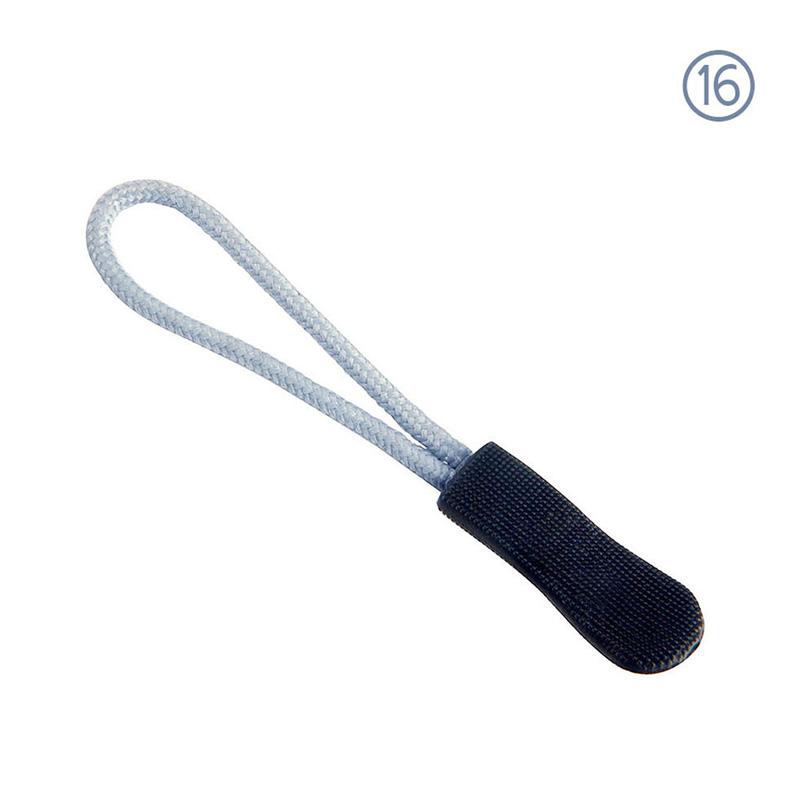 10pcs Zipper Pull Puller End Fit Rope Tag Replacement Clip Broken Buckle Fixer Zip Cord Bag Suitcase Tent Backpack Zipper Head