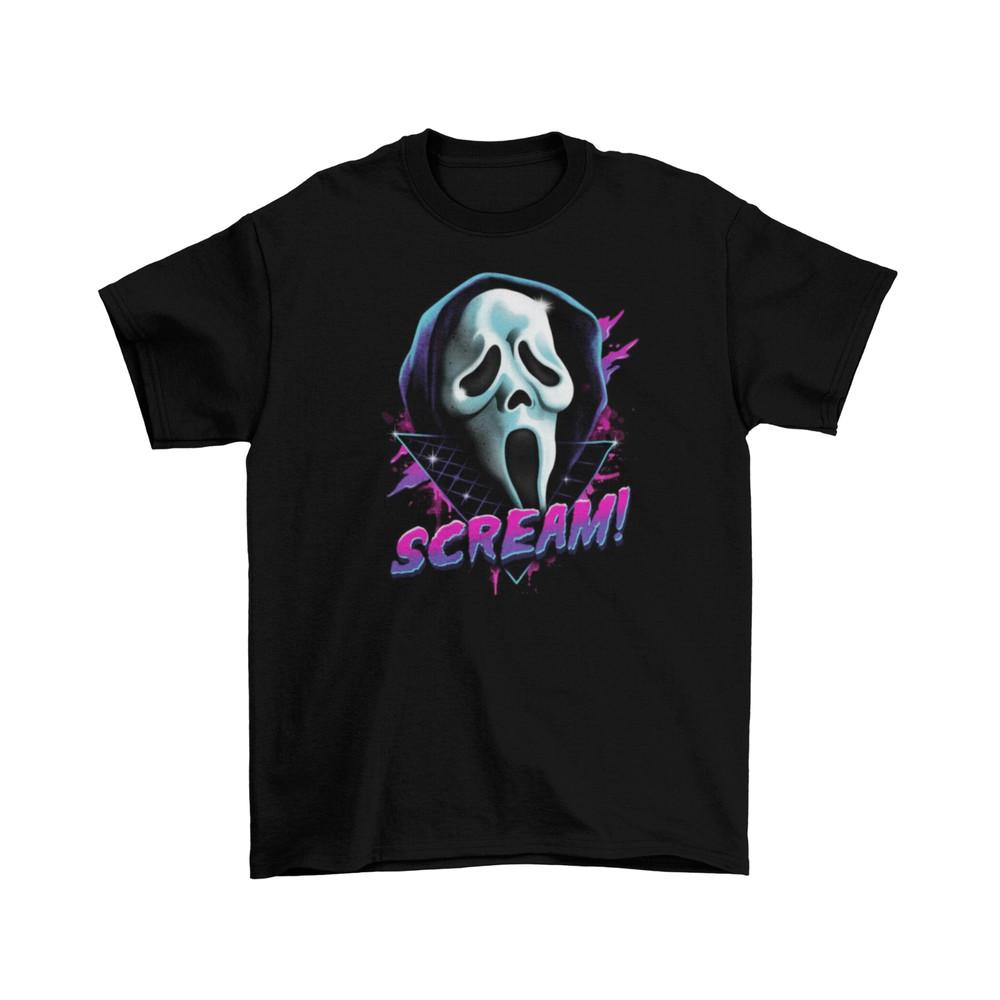 Scream Movie Ghost Face Mask T-Shirt Unisex Horror Halloween Adult Sizes New Unisex T-Shirt