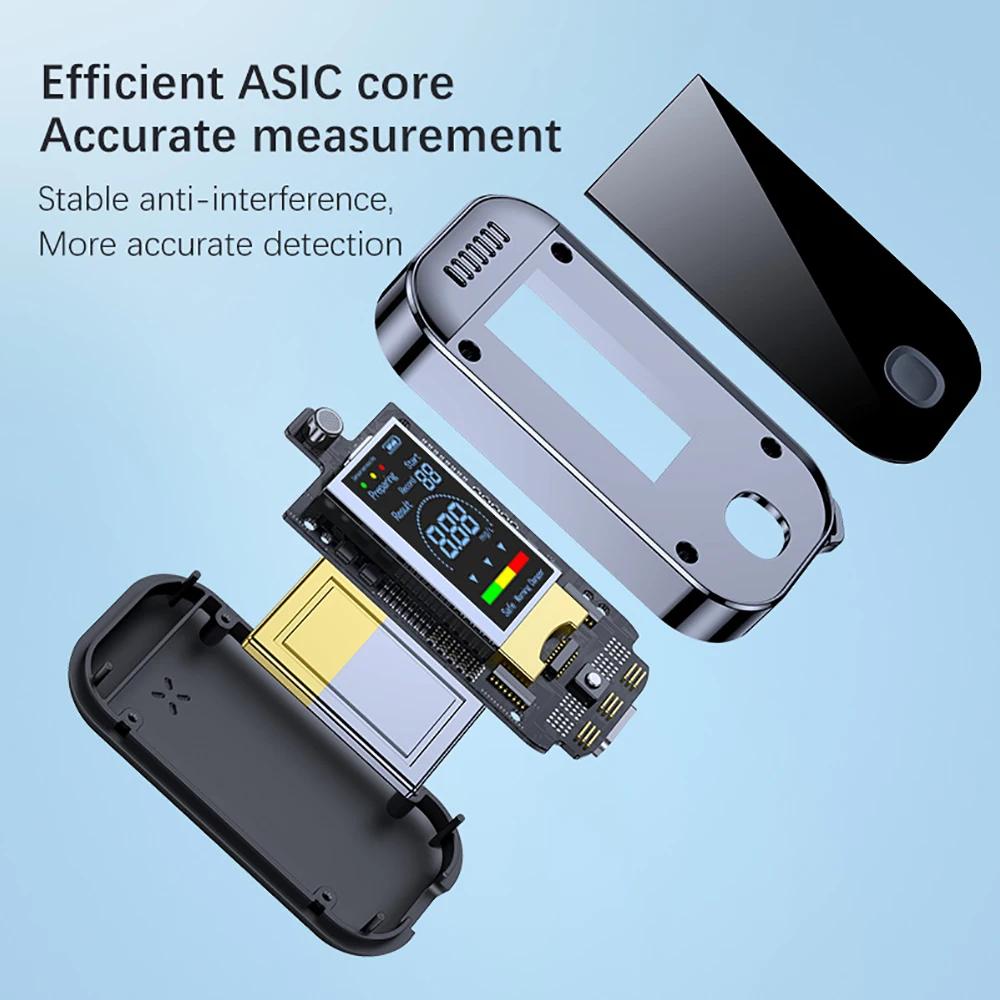 NEW Digital Breath Alcohol Tester Professional Breathalyzer With LCD Display USB Rechargeable Electronic Alcohol Tester Keychain