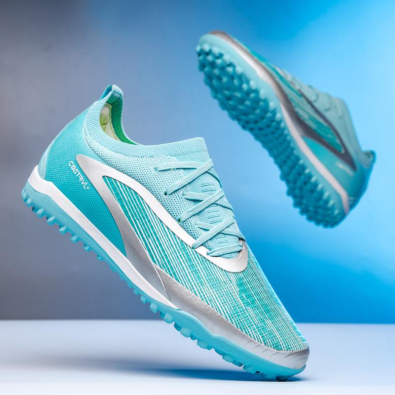 New Men Football Boots Non Slip Adult Long Spikes Soccer Shoes Sport Outdoor Cleats Breathable Training Boys Match Comfortable