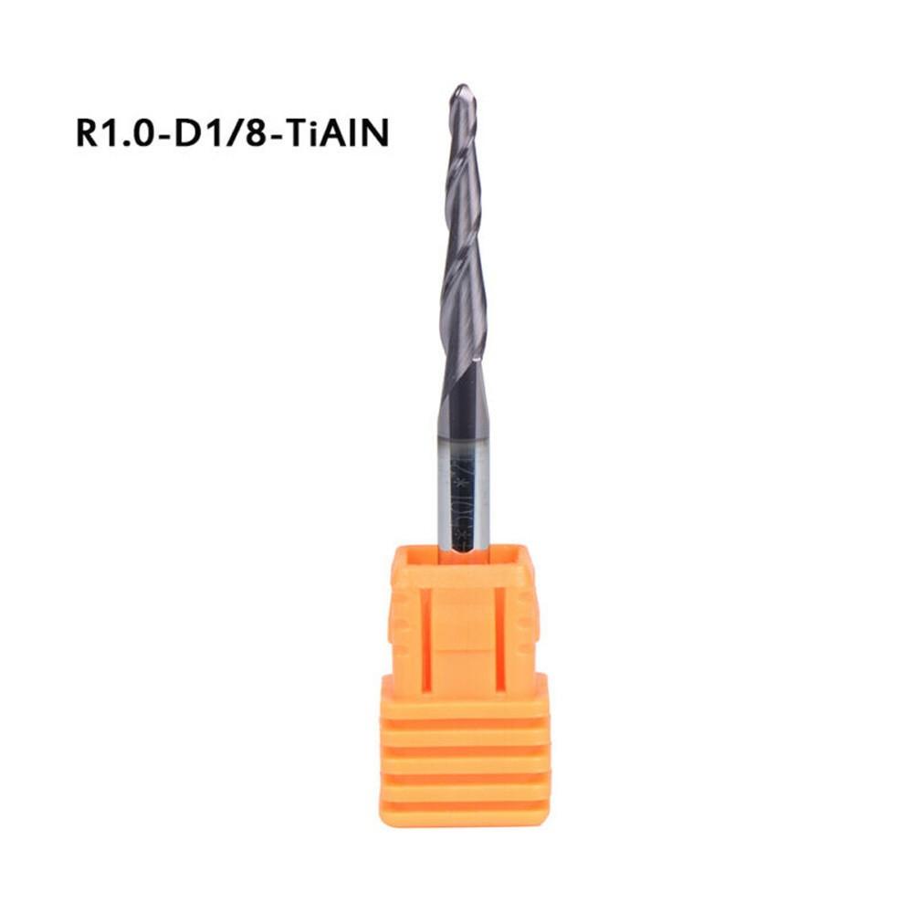 Bit End Mill Tool Equipment 0.25mm 0.5mm 0.75mm 1.0mm Radius Carving 1pc